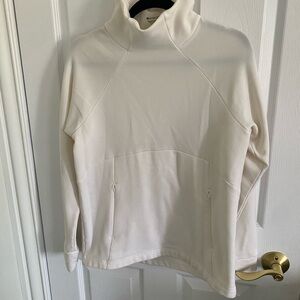 Athleta Cream Women's high neck sweatshirt